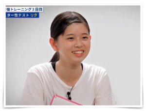 虹プロジェクト韓国合宿行き合格メンバーの大江梨久
