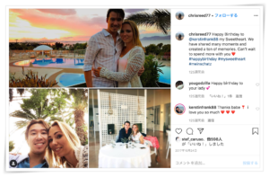 クリスリード　結婚　彼女　インスタグラム