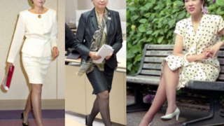 小池百合子のアナウンサー時代がかわいい！若い頃のミニ姿の足がきれいな画像