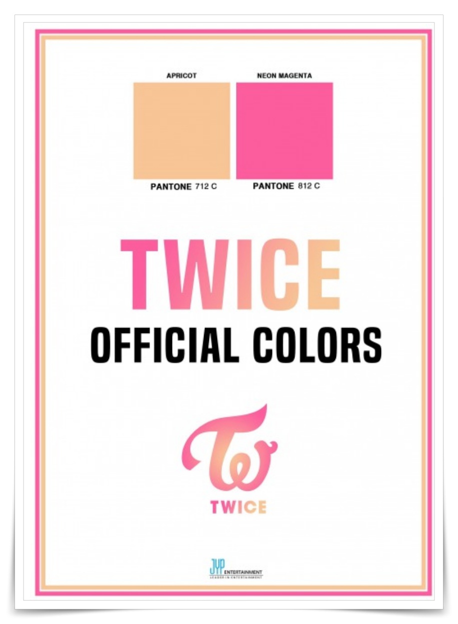 TWICEのグループカラー