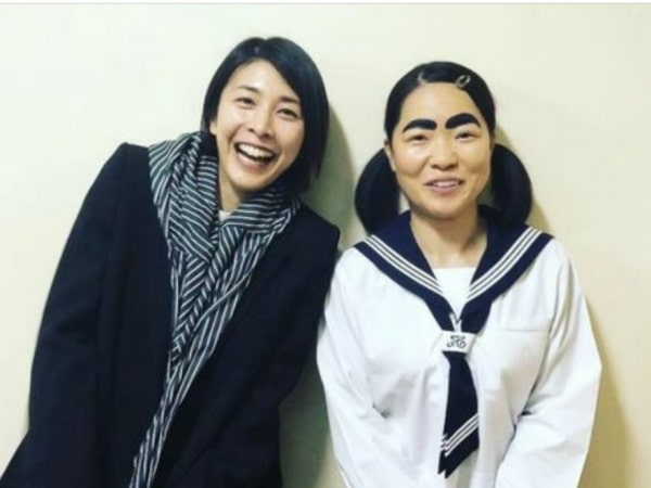 竹内結子の親友のイモトアヤコとの画像