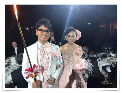 三原じゅん子の結婚式画像