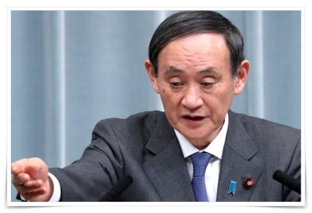 菅義偉官房長官、総理大臣のハゲてかつら疑惑の画像