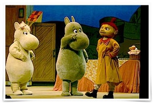 ムーミン人形劇の画像