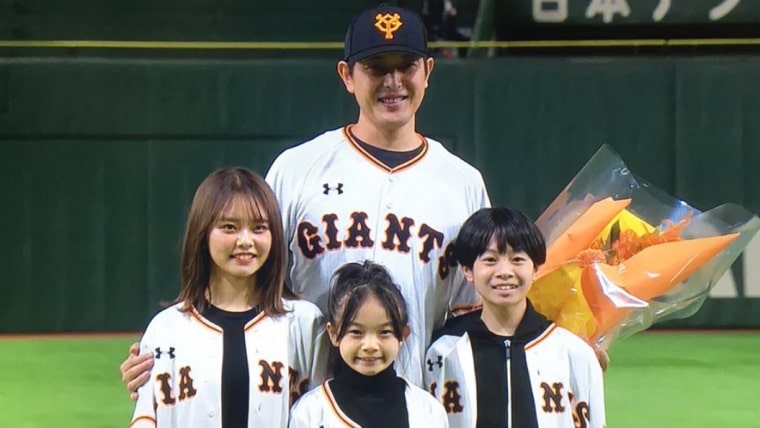 岩隈久志の子供の画像