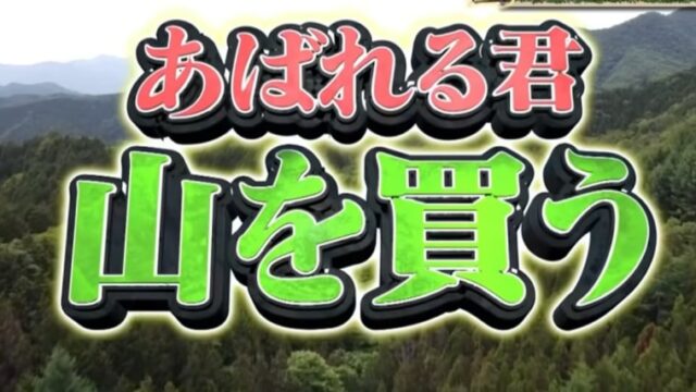 あばれる君が買った山の場所はどこ