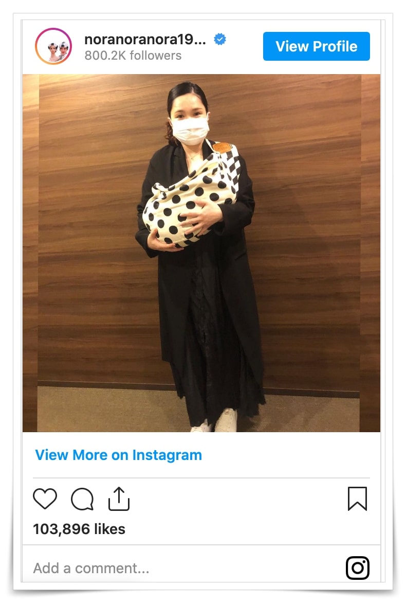 平野ノラの子供の画像